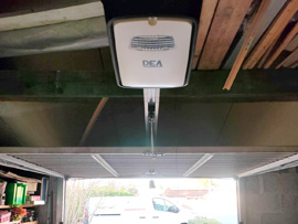 installation porte de garage